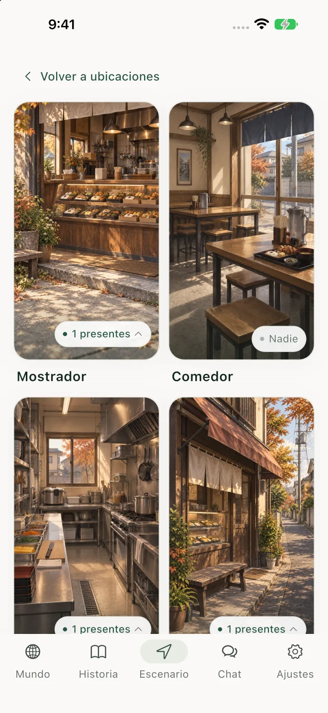 Explora los lugares del día a día