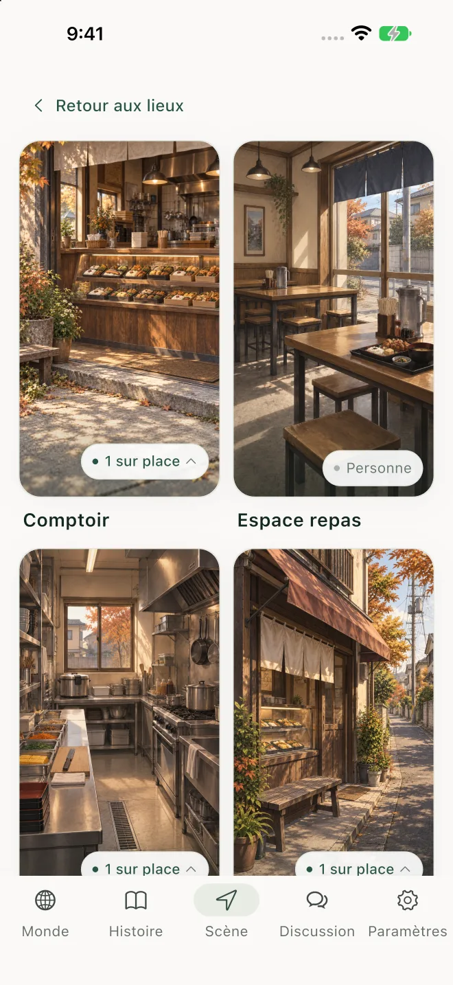 Explorez les lieux du quotidien